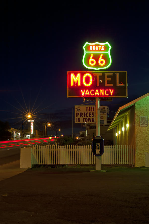 Route 66 Motel Photograph by Rick Pisio