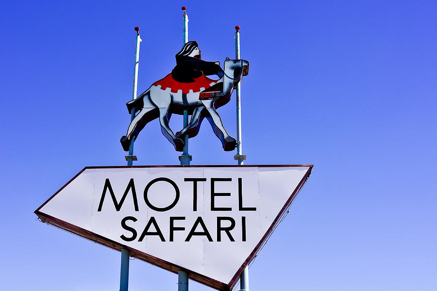 Route 66 Motel Safari Photograph by Ben Graham