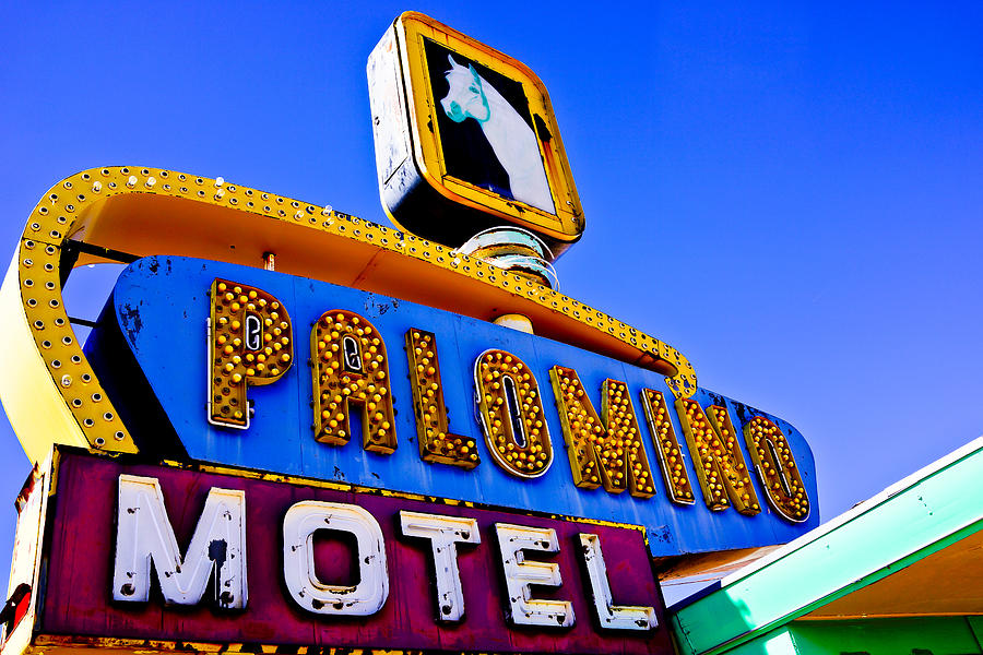 Route 66 Palomino Motel Photograph by Ben Graham