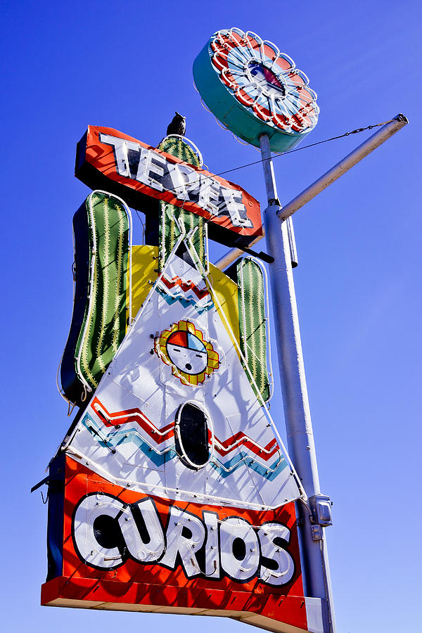 Route 66 Sign Photograph by Ben Graham