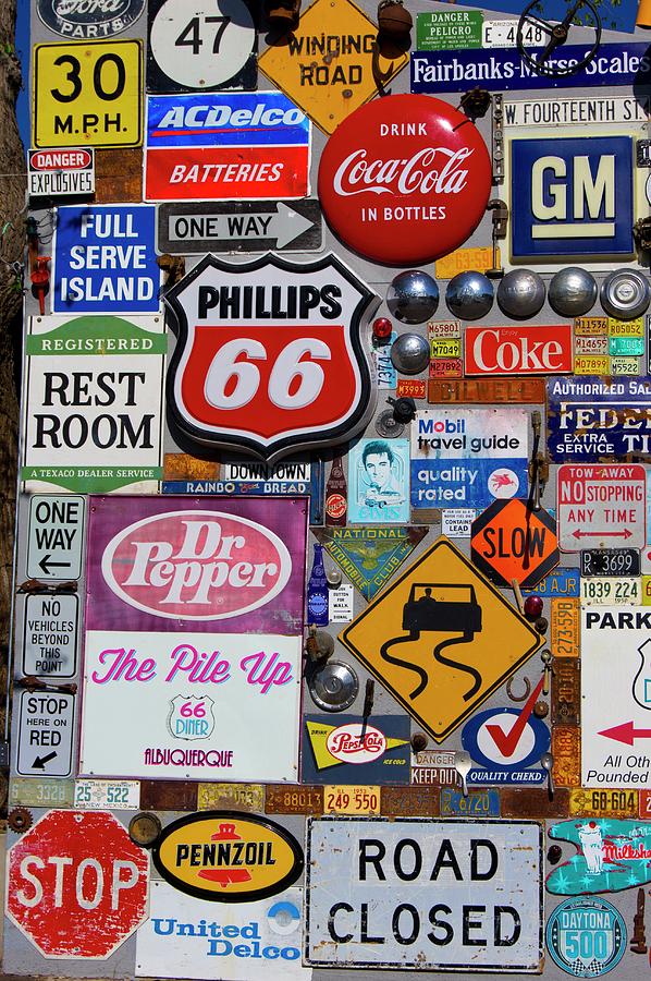 Route 66 Signage Display Photograph by Mark Williamson - Fine Art America