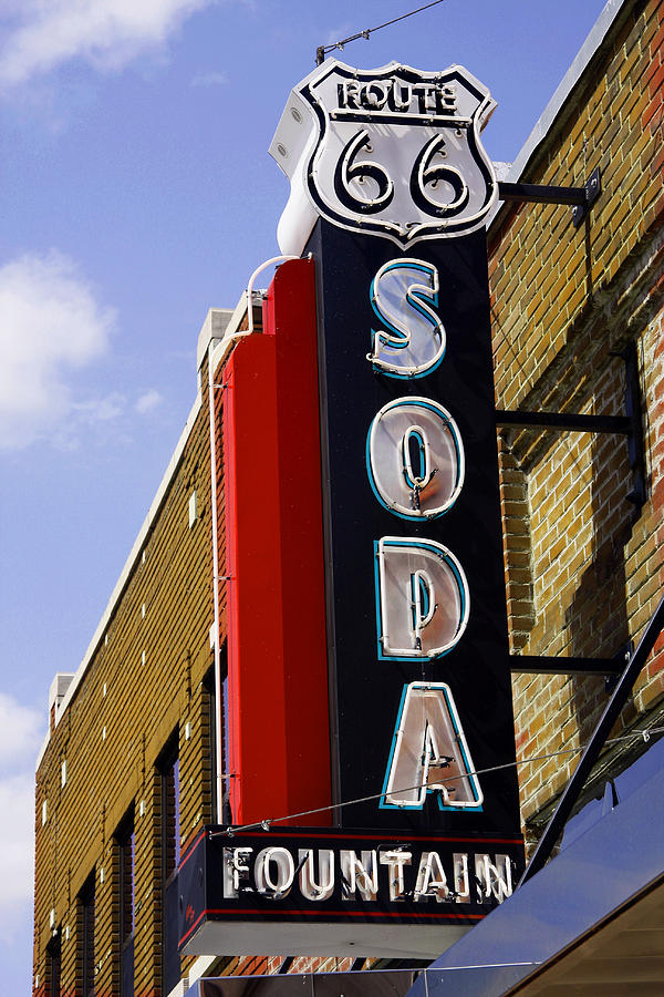 Route 66 Soda Photograph by Steven Bateson
