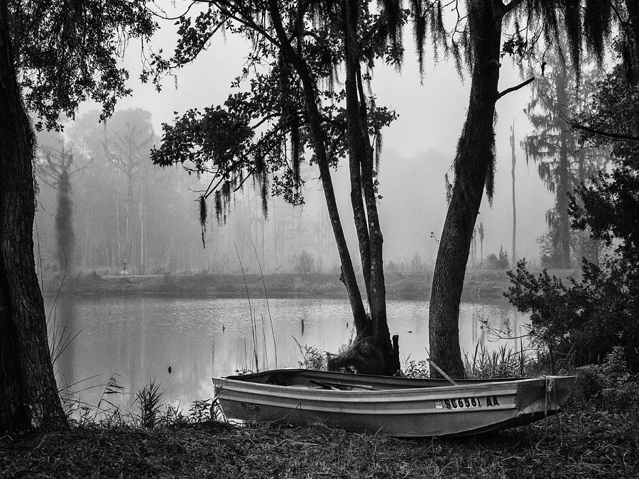 Row Boat on a Foggy Morn Photograph by Sandra Anderson