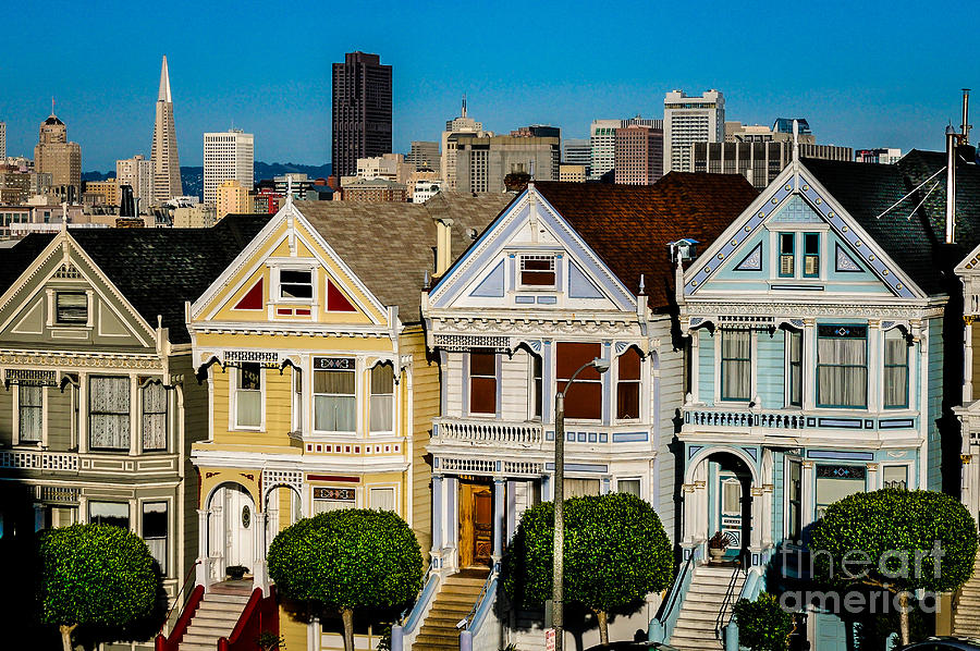 Row Houses in the Big City Photograph by Ken Andersen - Pixels