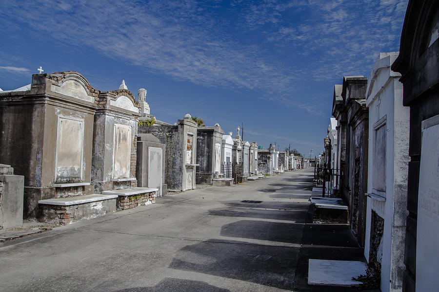 Row of Graves in St Louis Cemetery Number 2 - New Orleans  Photograph by John McGraw