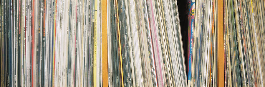 Row Of Music Records, Germany Photograph by Panoramic Images
