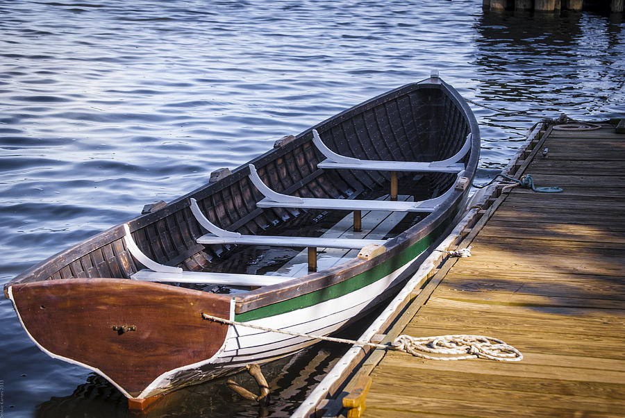 Rowboat On Potomac Photograph