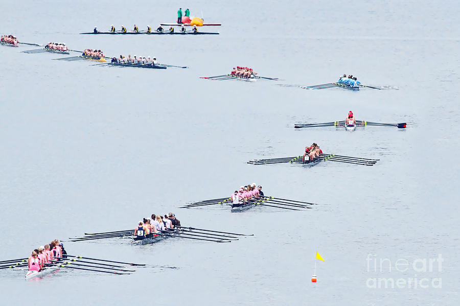 Rowers Arc-Natural Photograph by Gary Holmes