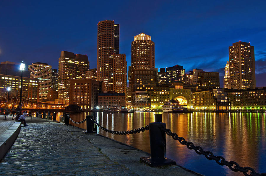 Rowes Wharf Photograph by Linda Szabo