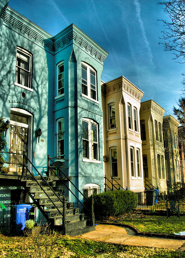 Rowhouses of Eastern Market IV Photograph by Steven Ainsworth