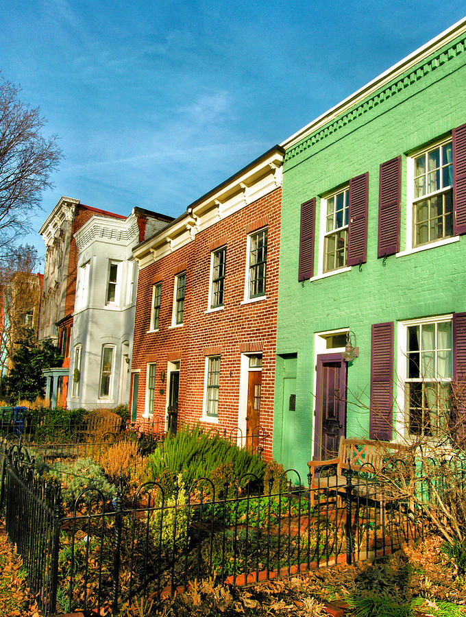 Rowhouses of Eastern Market VII Photograph by Steven Ainsworth