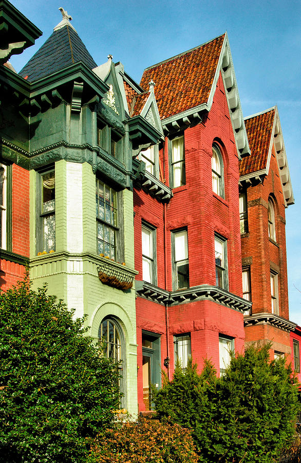 Rowhouses of Eastern Market X Photograph by Steven Ainsworth