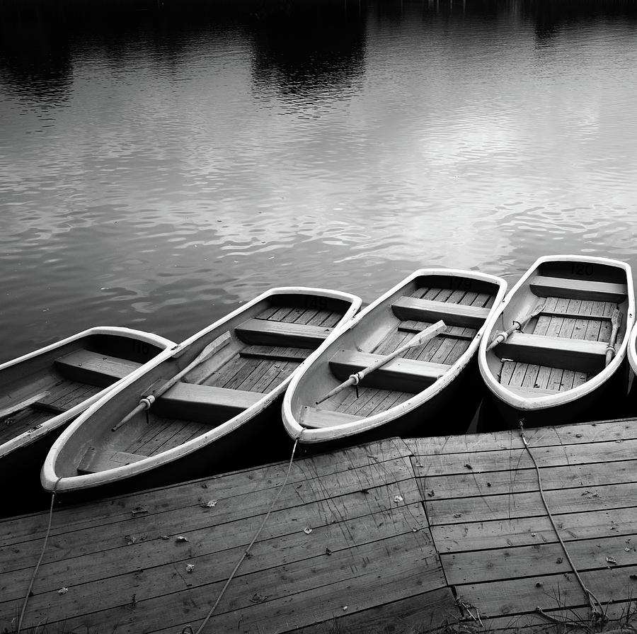Rowing Boats Photograph by Steve Fleming Rowing Boats Photograph by Steve Fleming