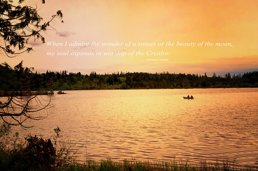 Sunset Photograph - Rowing Into The Sunset by Kelly Reber Sunset Photograph - Rowing Into The Sunset by Kelly Reber