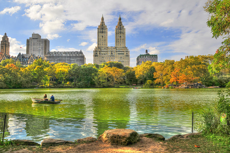 Rowing on the Lake in Central Park Photograph by Randy Aveille - Fine ...