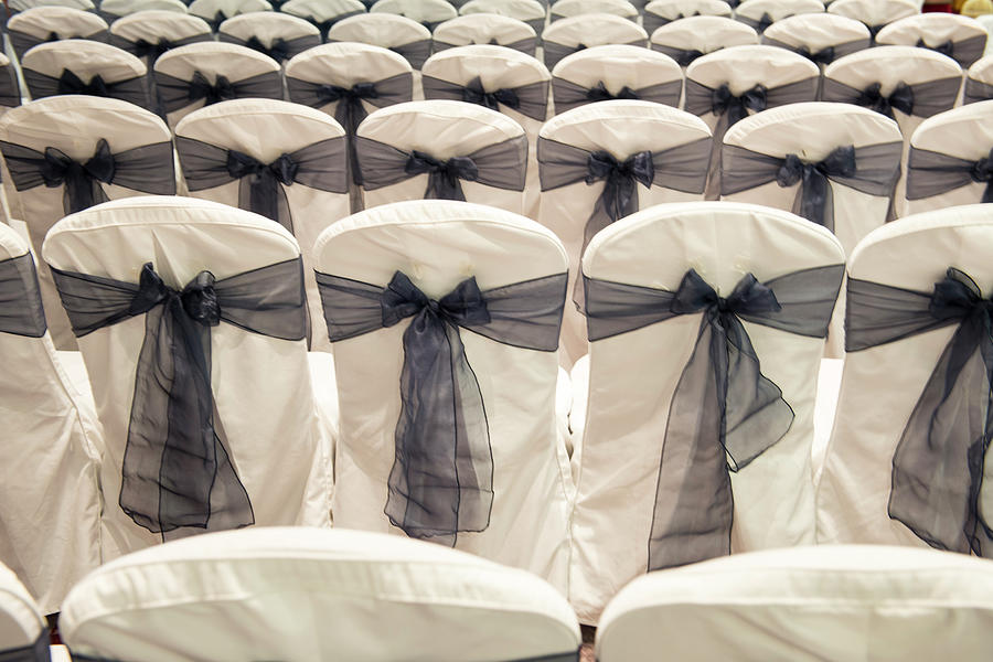 Rows Or Seats At A Ceremony Photograph by Leverstock