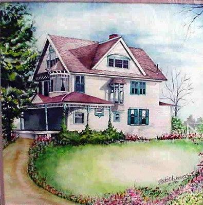 Roxbury New Jersey historic home Painting by Deborah Budney - Fine Art ...