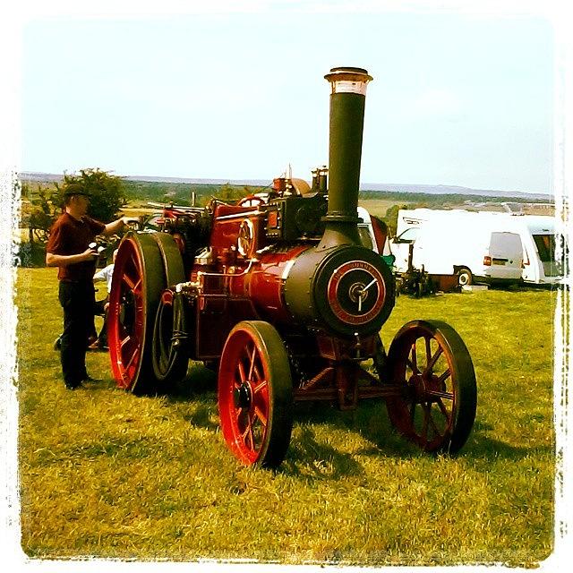 Traction Photograph - #roxby #herritage #2014 #traction Engine by Anna Jackson