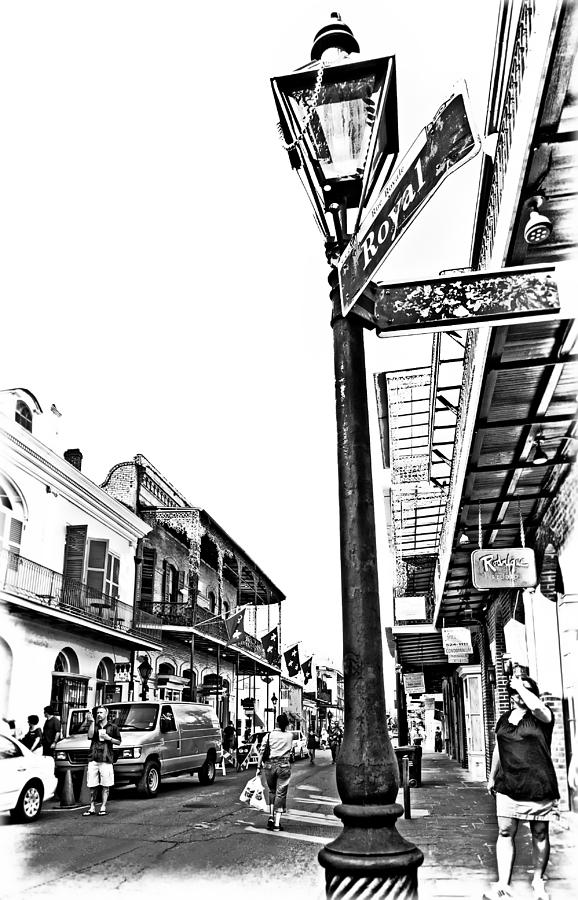 New Orleans Photograph - Royal Afternoon monochrome by Steve Harrington