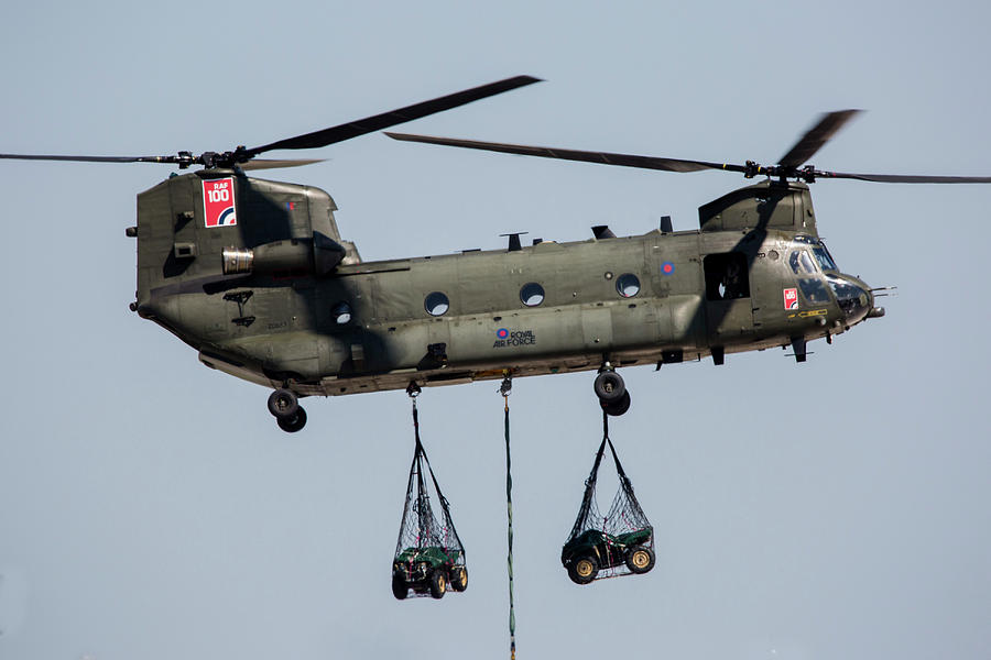 Royal Air Force Ch-47 Mk6 Carrying Photograph by Timm Ziegenthaler