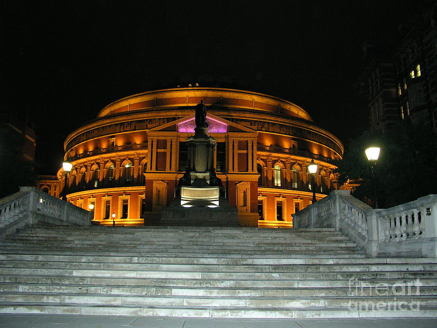 Royal Albert Hall at Night Photograph by Bev Conover