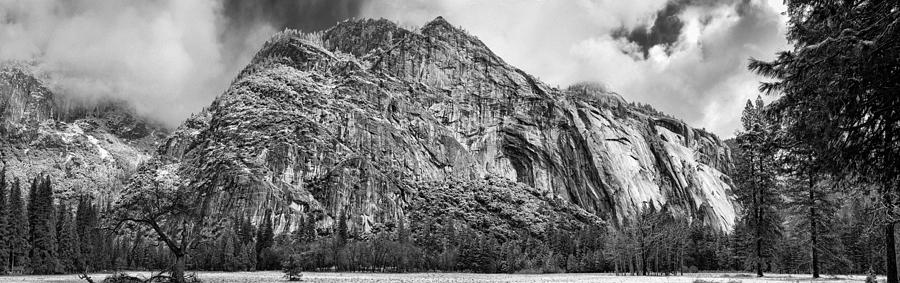 Royal Arches in Yosemite BW Photograph by Gregory Scott