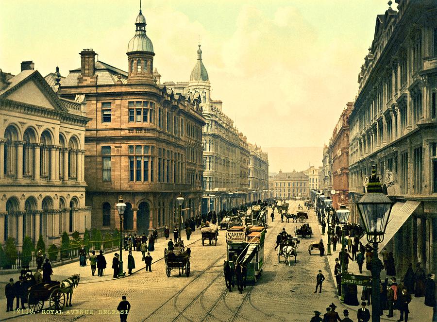 Royal Avenue Belfast Northern Ireland 1898 Photograph by Movie Poster Prints