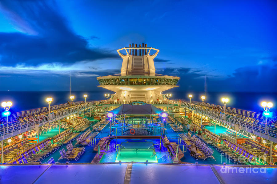 Royal Carribean Cruise Ship  Photograph by Michael Ver Sprill