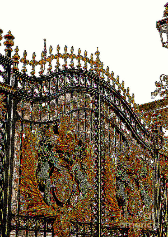 London Photograph - Royal Gates by Brad Gravelle