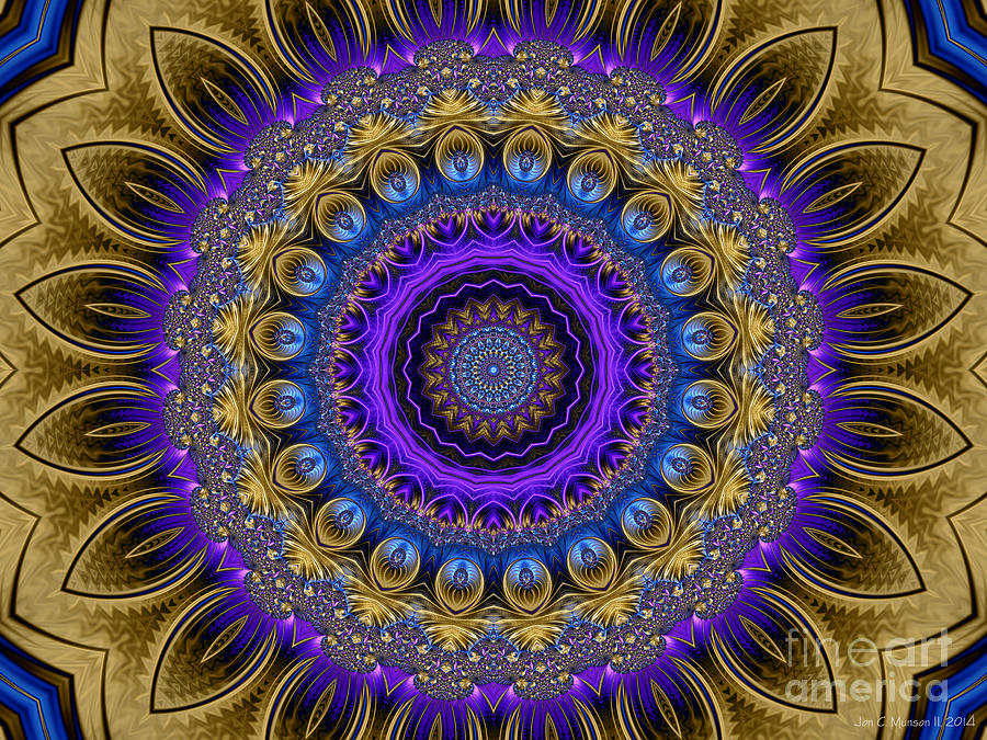 Royal Mandala 2 Digital Art by Jon Munson II