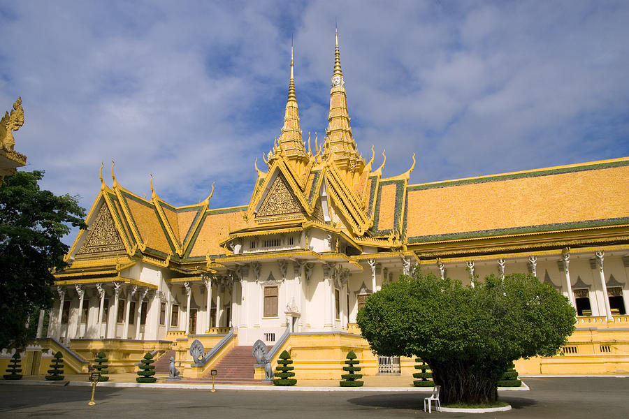 Royal Palace Throne Hall in Cambodia Photograph by Artur Bogacki