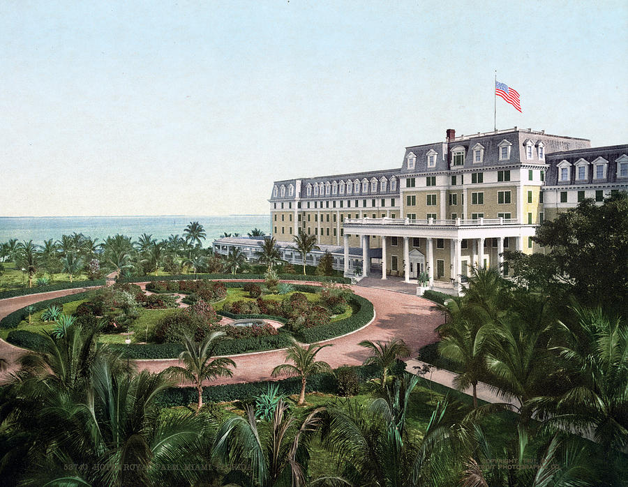 Royal Palm Hotel, C1901 Painting by Granger