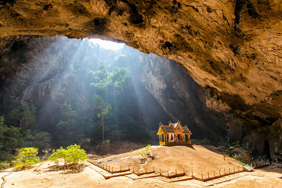Royal pavilion in the Phraya Nakhon Cave, Prachuap Khiri Khan Province, Thailand Photograph by Pakin Songmor