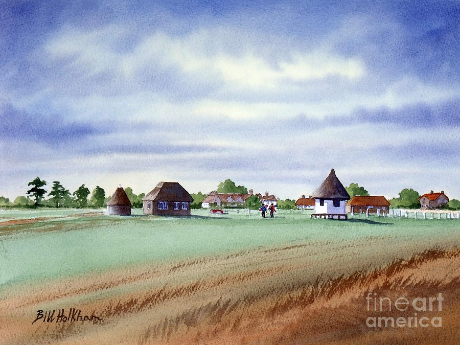 Royal Saint Georges Golf Course Painting by Bill Holkham