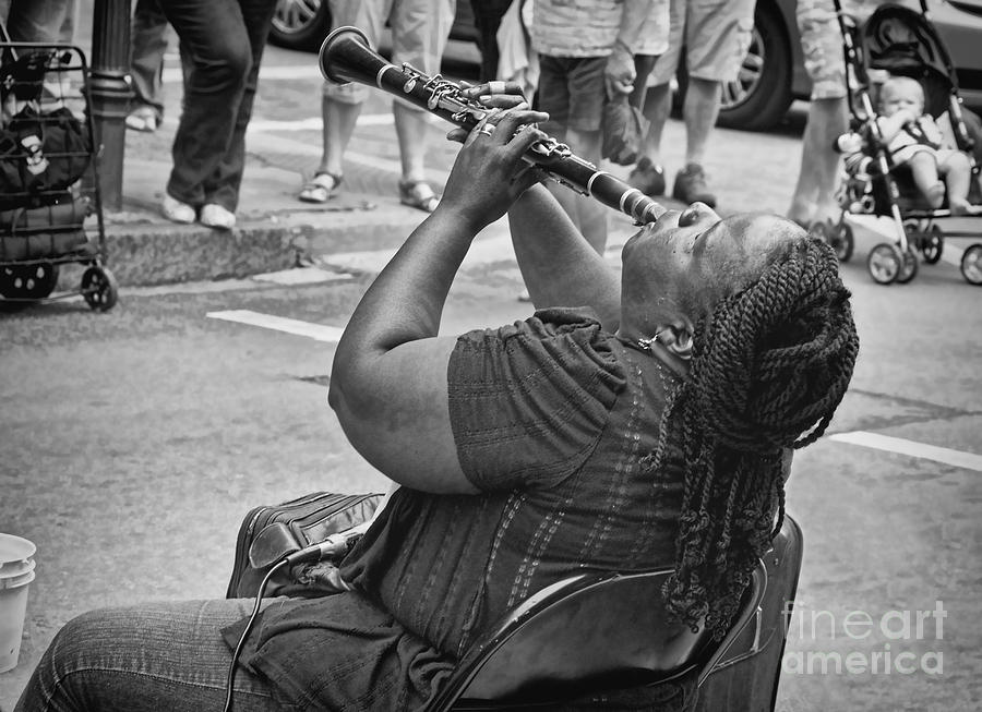 Royal Street Clarinet Player New Orleans Photograph by Kathleen K Parker