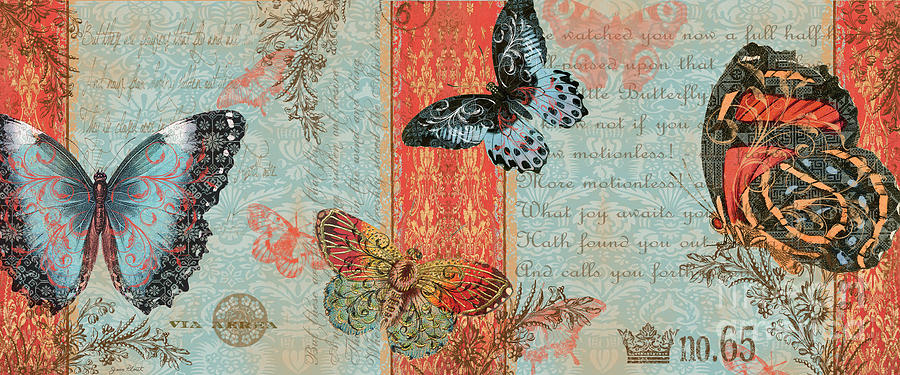 Butterfly Digital Art - Royal Tapestry Butterfly-A2 by Jean Plout