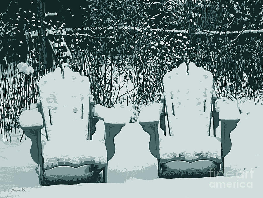 Royal Winter Chairs Photograph by Nina Silver