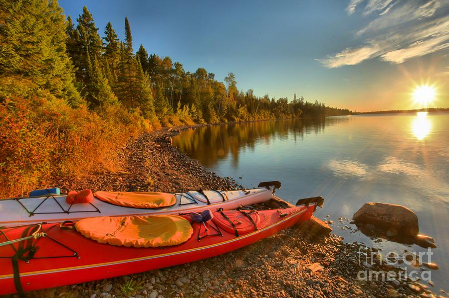 Isle Royale National Park Photograph - Royale Sunrise by Adam Jewell