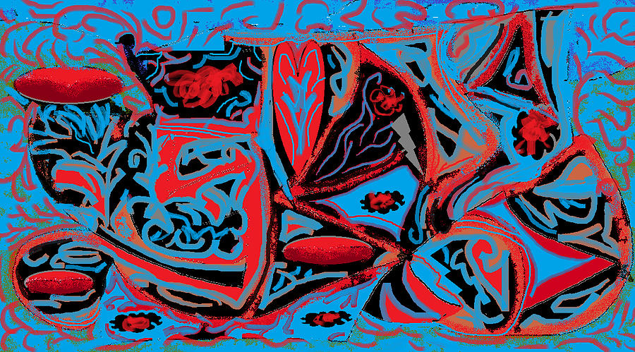 Red Digital Art - Royalty by Beebe Barksdale-Bruner Red Digital Art - Royalty by Beebe Barksdale-Bruner