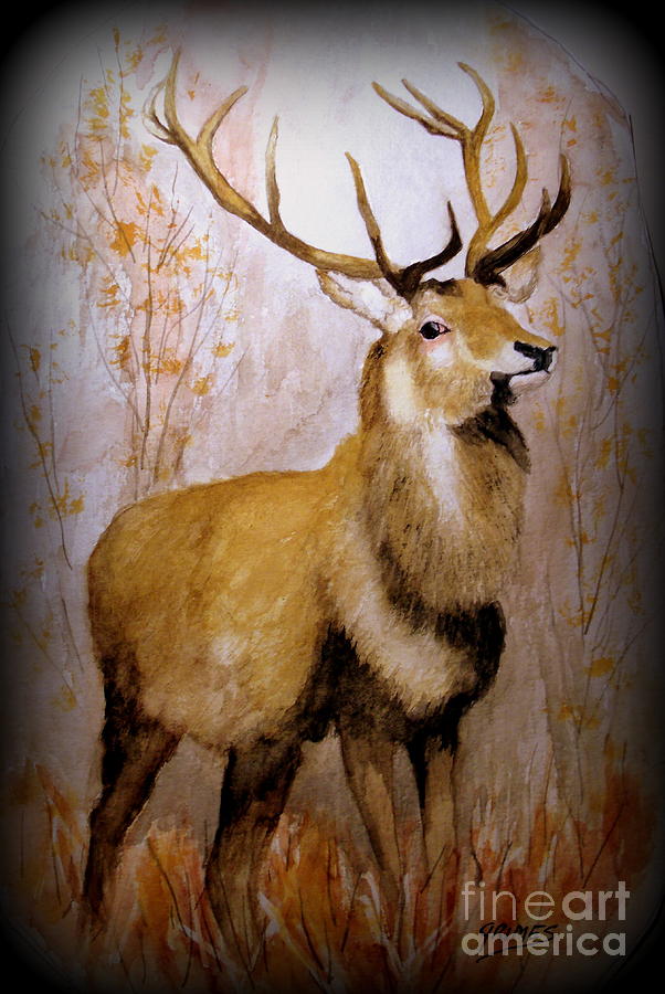 Royalty in the Forest Painting by Carol Grimes