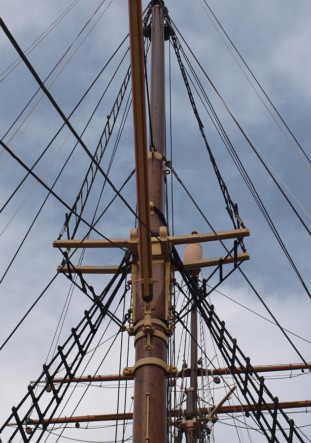 RRS Discovery Mast Photograph by Michaela Perryman - Fine Art America