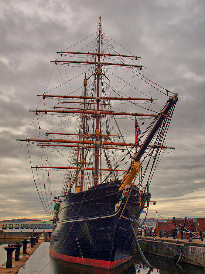 Boat Photograph - RRS Discovery by Michaela Perryman