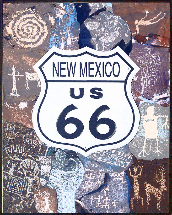Rt. 66 New Mexico #1 Painting by Michael Sharber