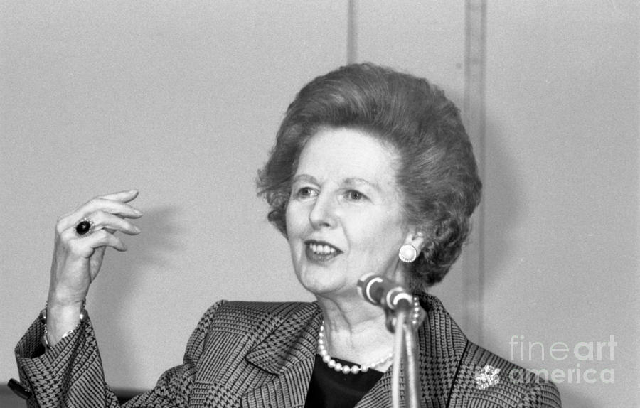 Rt.Hon. Margaret Thatcher Photograph by David Fowler