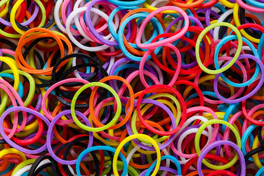 Rubber Bands 2 Photograph by Steve Stephenson - Fine Art America