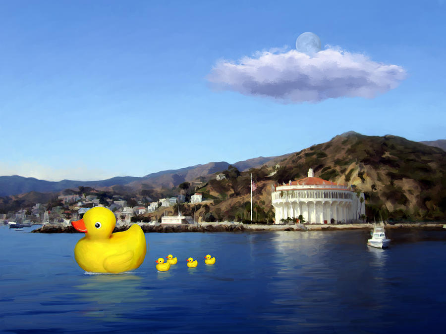 Rubber Duck Parade Painting by Snake Jagger