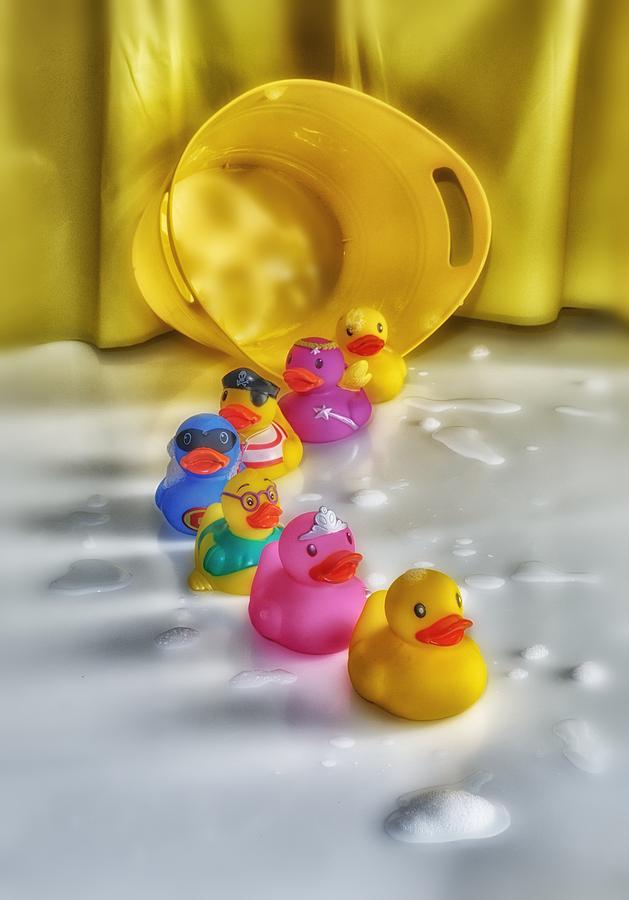 Rubber Duckies Photograph by Mark Fuller