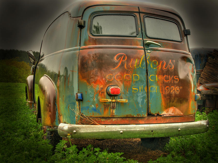 Old Truck Photograph - Rubens Good Chicks 1 by Thomas Young