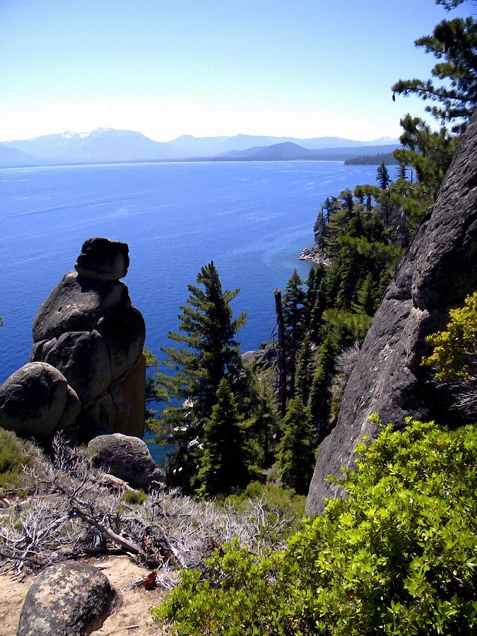 Rubican Trail View Of  Lake Tahoe Photograph by Frank Wilson