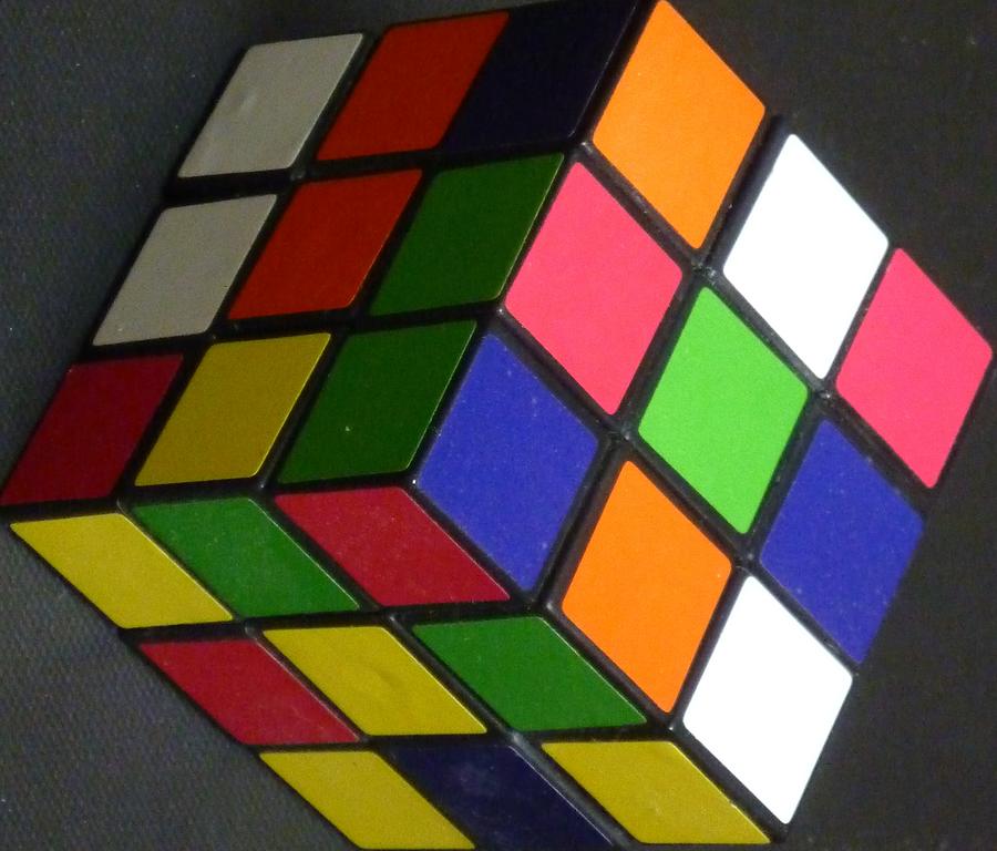 Rubik Cubik Photograph by Douglas Fromm